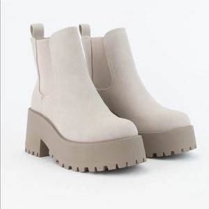Soda Cream Ankle Boots